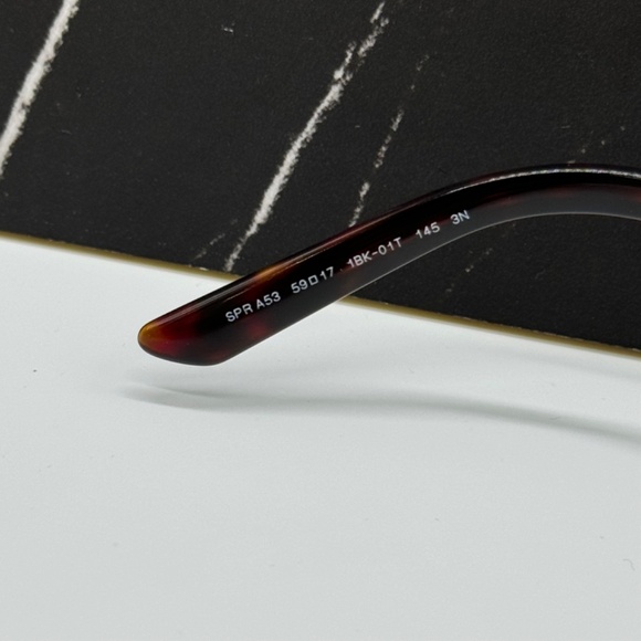 NEW SPR A53 1BK01T PRADA PRA53S 1BK01T UNISEX SUNGLASSES PR A53S 1BK01T SQUARE - Picture 11 of 13